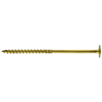 WKRĘT DO DREWNA Z KOŁNIERZEM NA TORX OCYNKOWANY 8*360MM T40