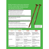 WKRĘT ŁEB STOŻKOWY CORRSEAL 5.0*50MM TX25