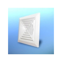 KRATKA SUFITOWA Z SIATKĄ KKS 125MM