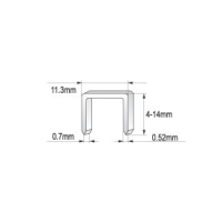 ZSZYWACZ TAPICERSKI 4-14MM ZSZYWKI 0.7M