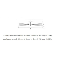 WYCIOR KOMINOWY BLASZKA 350MM