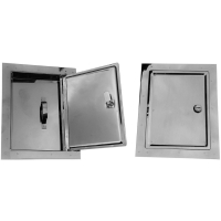 DRZWICZKI KOMINOWE NIERDZEWNE 155*205MM ŚREDNIE