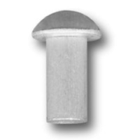 NIT ALUMINIOWY PEŁNY Z ŁBEM KULISTYM 6.0*20 MM