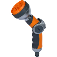 ZRASZACZ PISTOLETOWY REGULOWANY 7-FUNKCYJMY SOFT SILVER