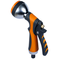 ZRASZACZ PISTOLETOWY 7-FUNKCYJNY SOFT SILVER