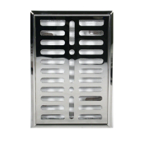 KRATKA METALOWA Z SZYLDEM NIERDZEWNYM 14*21CM I SIATKĄ