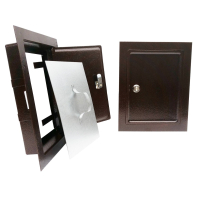 DRZWICZKI KOMINOWE BRĄZOWE 155*205MM ŚREDNIE