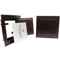 DRZWICZKI KOMINOWE BRĄZOWE 140*140MM MAŁE