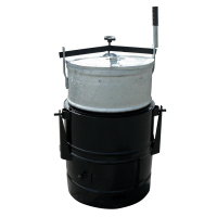 PARNIK Z SZAMOTEM CZARNY 60 L