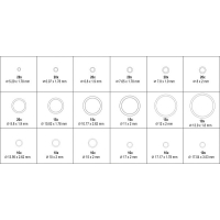 ZESTAW 270 ORINGÓW DO KLIMATYZACJI MATERIAŁ HNBR, ZIELON