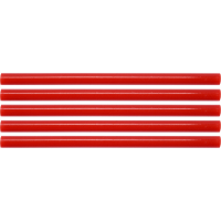 WKŁADY KLEJOWE 11,2X200MM 5SZT CZERWONE