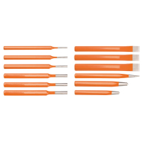 ZESTAW WYBIJAKÓW PRZECINAKÓW I PUNKTAKÓW 12 SZTUK