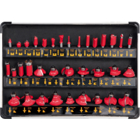 ZESTAW FREZÓW DO DREWNA 36 CZĘŚCI