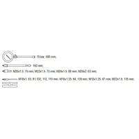 MIERNIK CIŚNIENIA SPRĘŻANIA DIESEL 16 CZĘŚCI