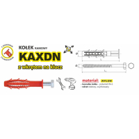KOŁEK RAMOWY WSZECHSTRONNY KAXDN 12*80MM NYLON