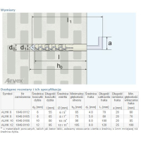 DYBEL PRZEDŁUŻANY Z HAKIEM KĄTOWY ALHK 10MM