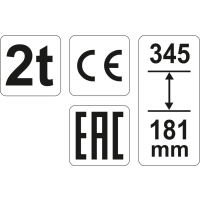 Podnośnik hydrauliczny słupkowy 2T Yato YT-17000
