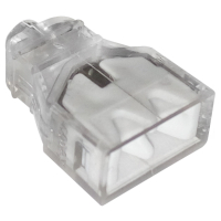 SZYBKOZŁĄCZKA 2*0,5-2,5MM2 TRANSPARENTNA/BIAŁY 10 SZTUK