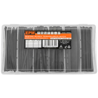 ZESTAW RUREK TERMOKURCZLIWYCH 100 SZTUK CZARNE