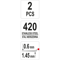 SZPACHELKI SZTUKATORSKIE KOMPLET 2 SZTUKI