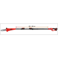 Akumulatorowa piła łańcuchowa na wysięgniku Yato YT-82836 20cm