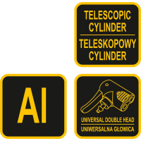 TELESKOPOWA POMPKA ALUMINIOWA