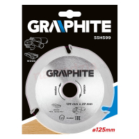 TARCZA DO CIĘCIA DREWNA Z OGR. POSUWU 125*22.2*2.8MM