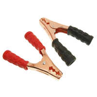 ZŁĄCZE KROKODYL 400A CZERWONE DŁ. 150MM