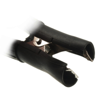 ZŁĄCZE KROKODYL 30A IZOLOWANE CZARNE DŁ.74MM