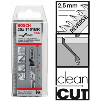 Brzeszczot do wyrzynarki do drewna T101BR 25szt. Bosch 2608633623