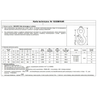 HAK SKRACAJĄCY Z UCHEM GM-HR10 13MM WLL 6.7