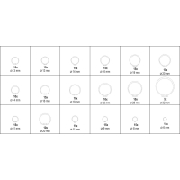 ZESTAW PIERŚCIENI SEGERA ZEWNĘTRZNYCH I WEWNĘTRZNYCH 225SZT