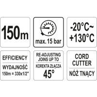 NIĆ DO USZCZELNIANIA GWINTÓW 150M