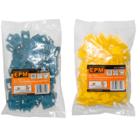 KLIPSY DO POZIOMOWANIA PŁYTEK 100 SZTUK FUGA 1 MM