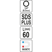 ADAPTER SDS PLUS DO BITÓW 1/4