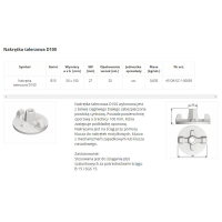 NAKRĘTKA TALERZOWA D100