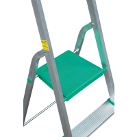 DRABINA ALUMINIOWA WOLNOSTOJĄCA 228CM 6 STOPNI + PODEST