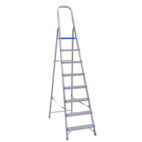 DRABINA ALUMINIOWA WOLNOSTOJĄCA 250CM 7 STOPNI + PODEST