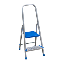 DRABINA ALUMINIOWA WOLNOSTOJĄCA 106CM 1 STOPIEŃ + PODEST