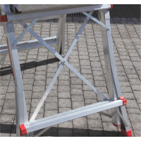 DRABINA/PODEST ROBOCZY PLS3 80/130CM 3 STOPNI