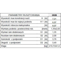 RUSZTOWANIE, TYP RA-1120S MODEL 352B