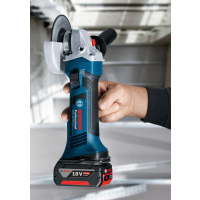 SZLIFIERKA KĄTOWA AKUMULATOROWA GWS 18-125V-LI 0*AH BOX