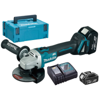 SZLIFIERKA KĄTOWA AKUMULATOROWA 125MM 18V 2*5.0AH LI-LO