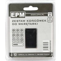 Zestaw bitów z uchwytem 10elem. EPM E-400-0370