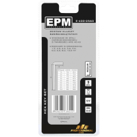 KOMPLET KLUCZY IMBUSOWY ''HEX'' TYP L 9SZT ŚREDNIE