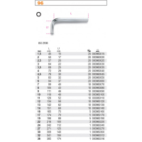 KLUCZ IMBUSOWY ''HEX'' TYP L 5MM