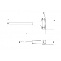 KLUCZ TRZPIENIOWY KĄTOWY 10MM