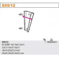 UCHWYT DO KLUCZY PŁASKICH S55/12
