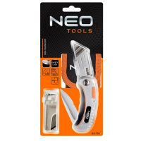 NÓŻ UNIWER. SKŁADANY OSTRZE TRAP. + 5 OSTRZY NYL. ETUI