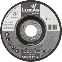 TARCZA WYPUKŁA T27 125*6.0*22 A24/30S-BF PREMIUMFLEX